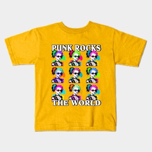 Punk Rocks The World_Warhol Kids T-Shirt